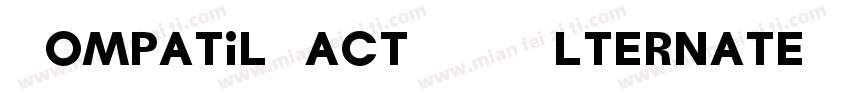 CompatilFact LT Alternate Regular Small Caps字体转换